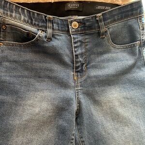 Curve Appeal Jeans Comfort Waist Sz 8